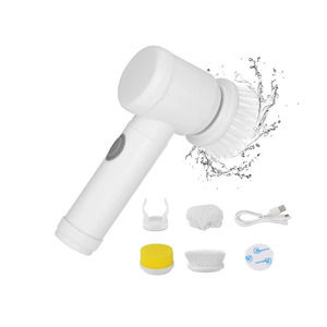 The Shine Brush Electric Spin Scrubber Cordless Rechargeable w 3 Brush Heads New